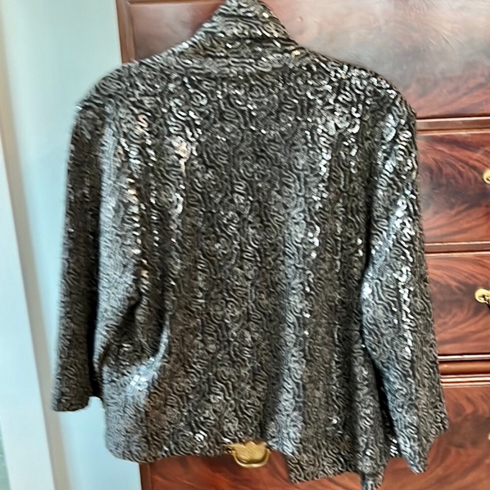 Macy’s Ruby Rd Sequin Cardigan - image 3